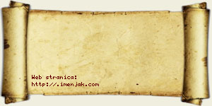 Vojislava Denić vizit kartica